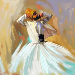 Sufi dance painting