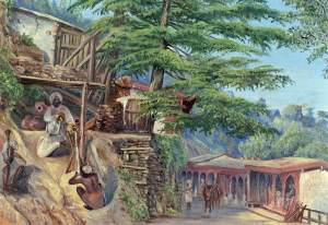 shimla british painting