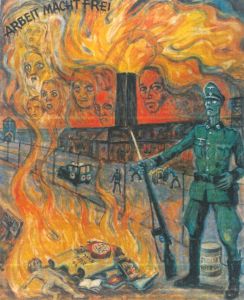 Auschwitz concentration camp art