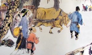 Confucius in china painting