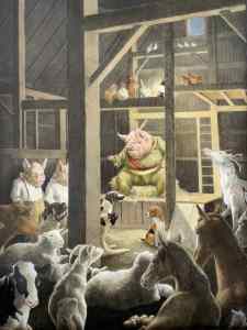 Animal farm book illustration