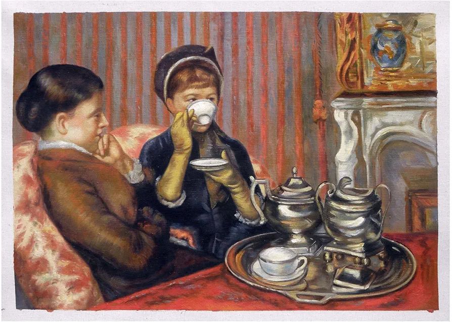 Tea by Mary Cassatt