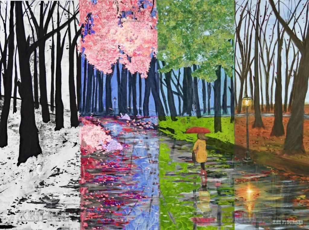 Changing season art kalidasa