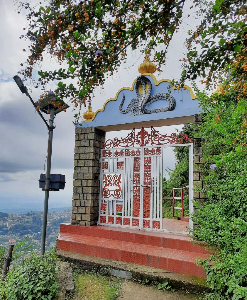 A snake temple in himalayas